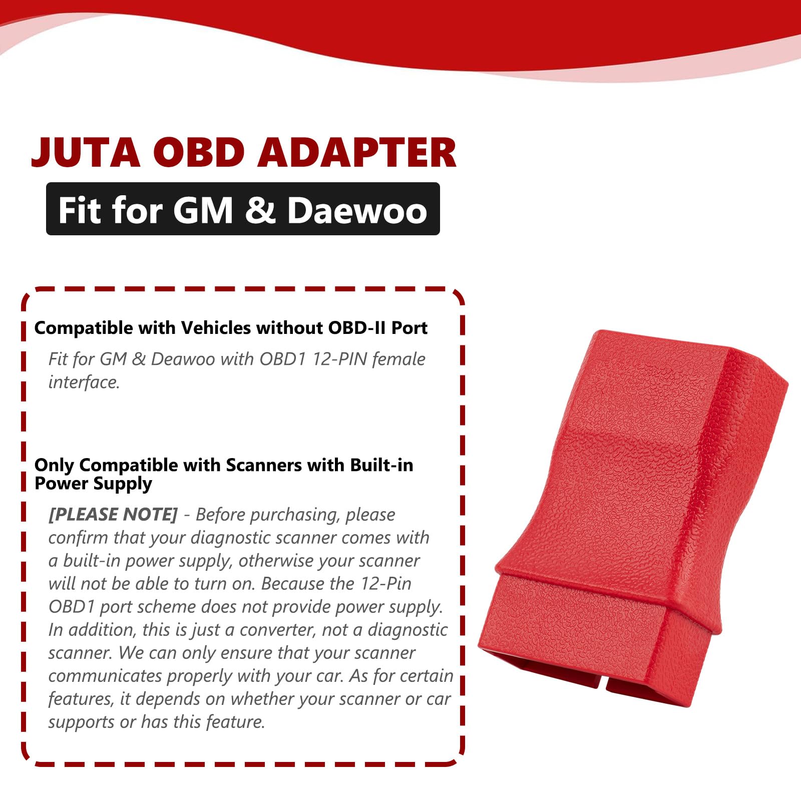 Amazon.com: JUTA OBD2 to OBD1 Adapter Compatible with GM and